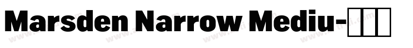 Marsden Narrow Mediu字体转换 Marsden Narrow Mediu字体转换